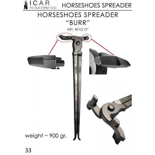 ICAR cęgi Horseshoes Spreader 4012/15"